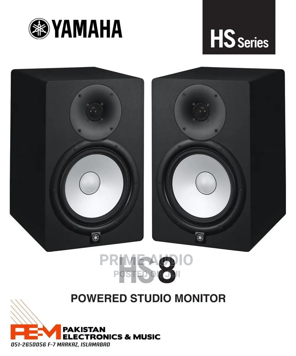 Yamaha HS8 Studio Monitors