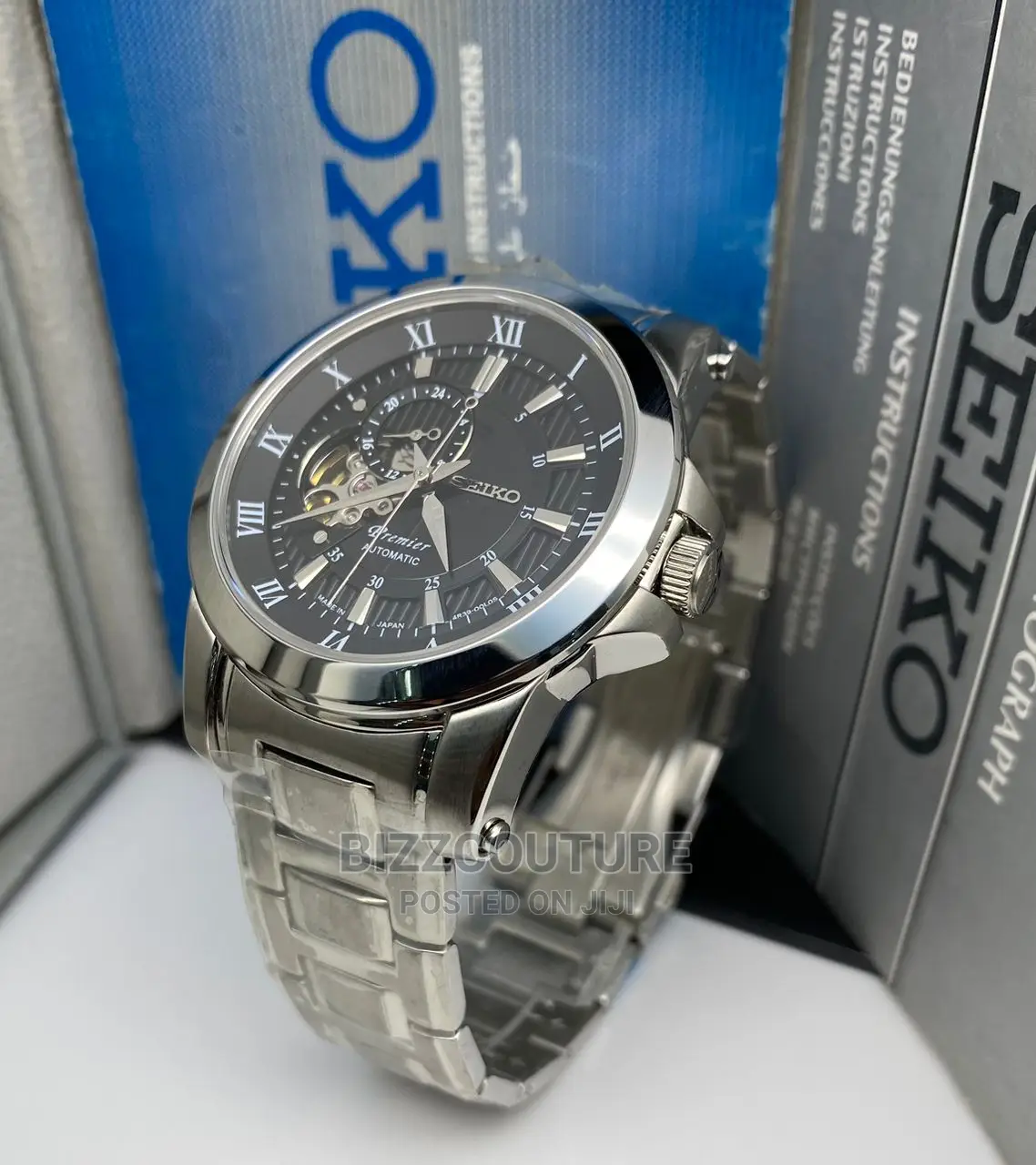 Original SEIKO Automatic Silver Steel Available in Store