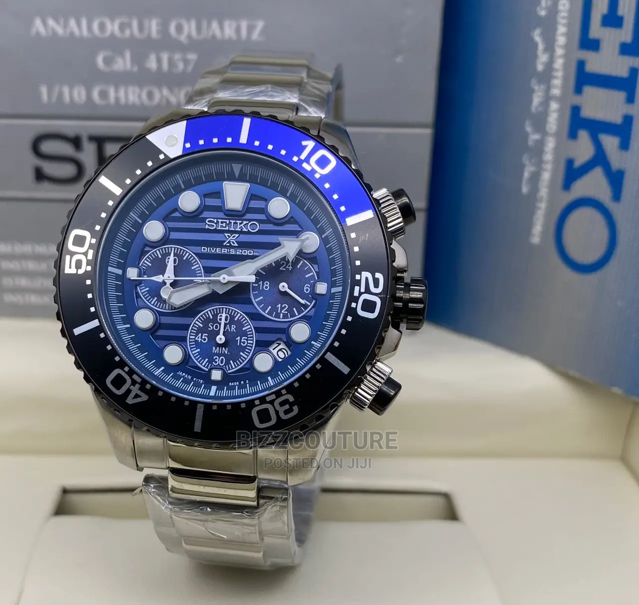 Original SEIKO Automatic Silver Steel Available in Store