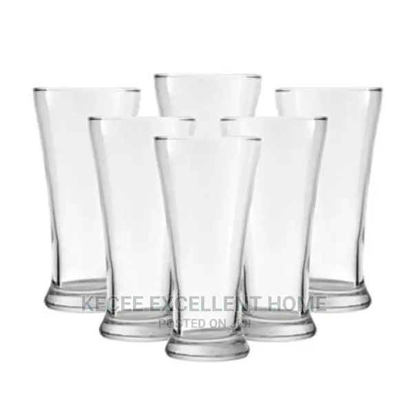 Ocean Set Of 6 Long Glass Cups