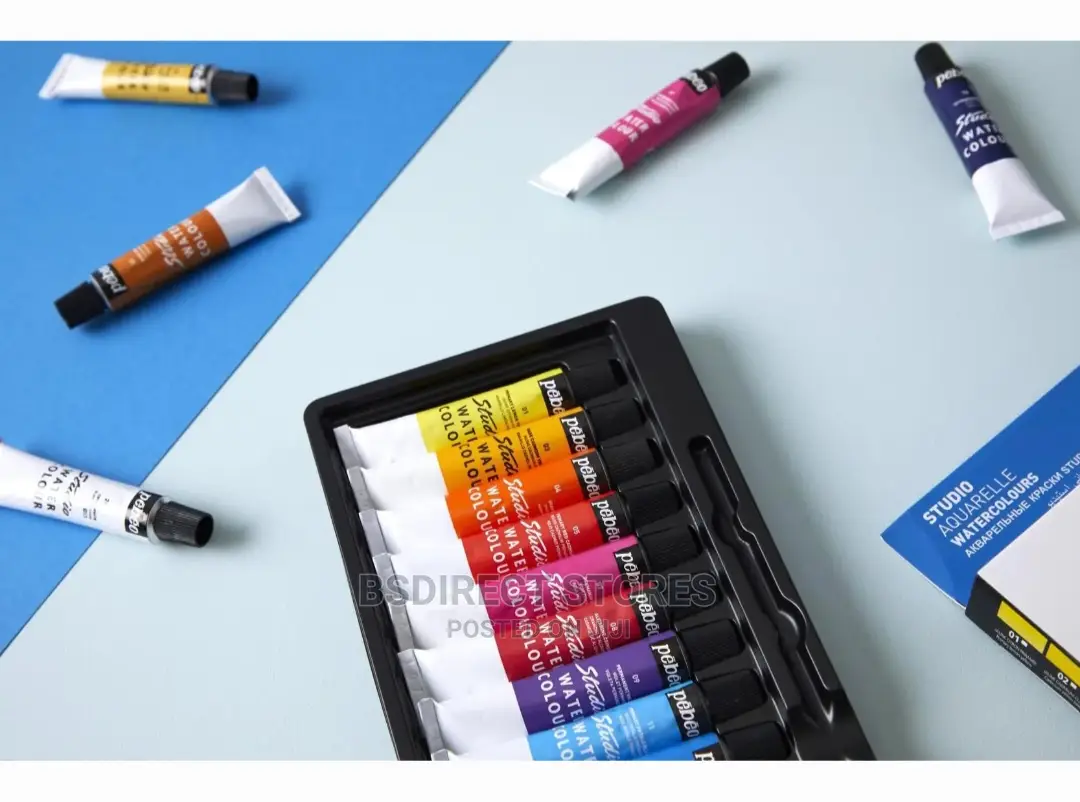 Pebeo Aquarelle Watercolour High Quality/ Vibrant (12x12ml)