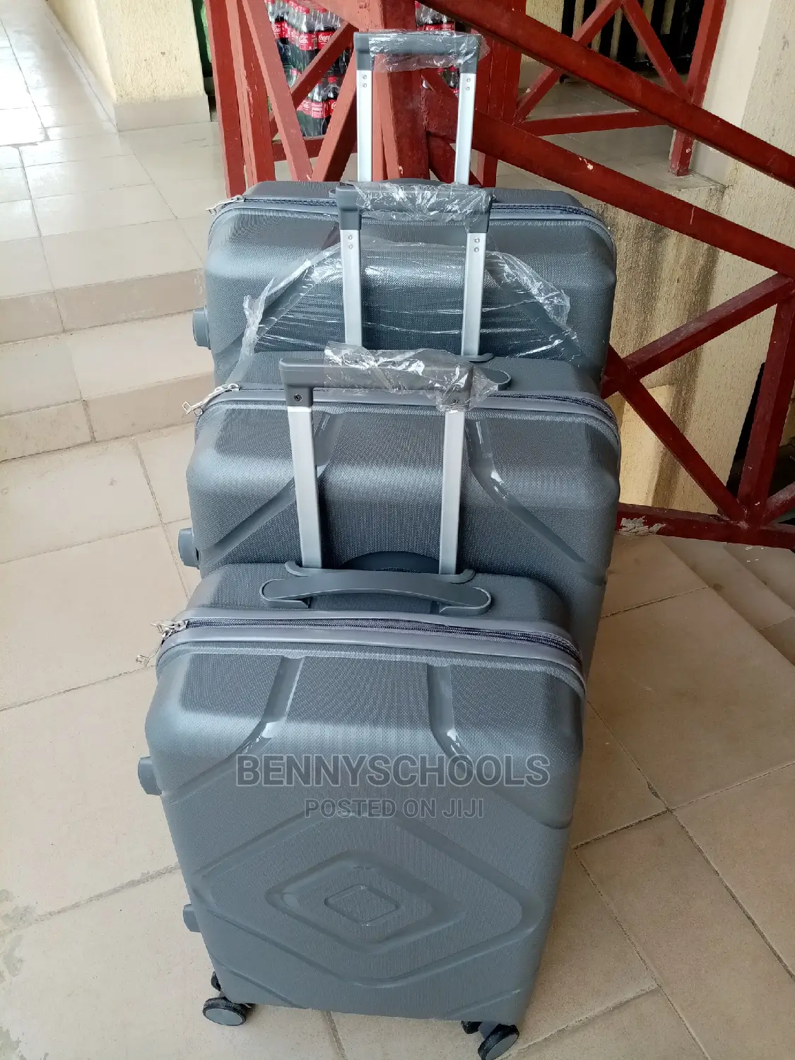 Set of 3 Unbreakable Elastic Rubber Plastic Luggage Boxes