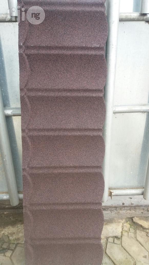 Platinum Wine and Brown Bond Stone Coated Roofing Tiles