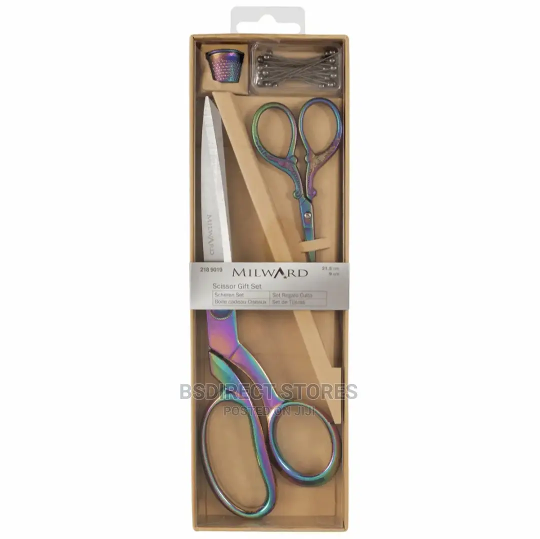 Milward Scissors Dressmaking and Embroidery Thimble and Pins