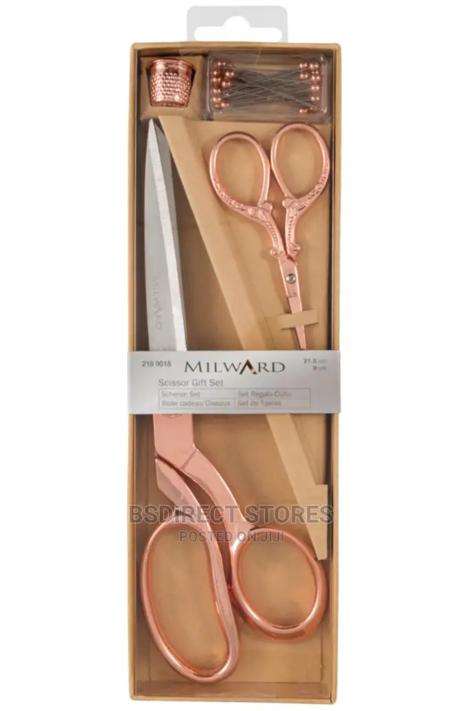 Milward Rose Gold Scissor Dressmaking and Embroidery Giftset