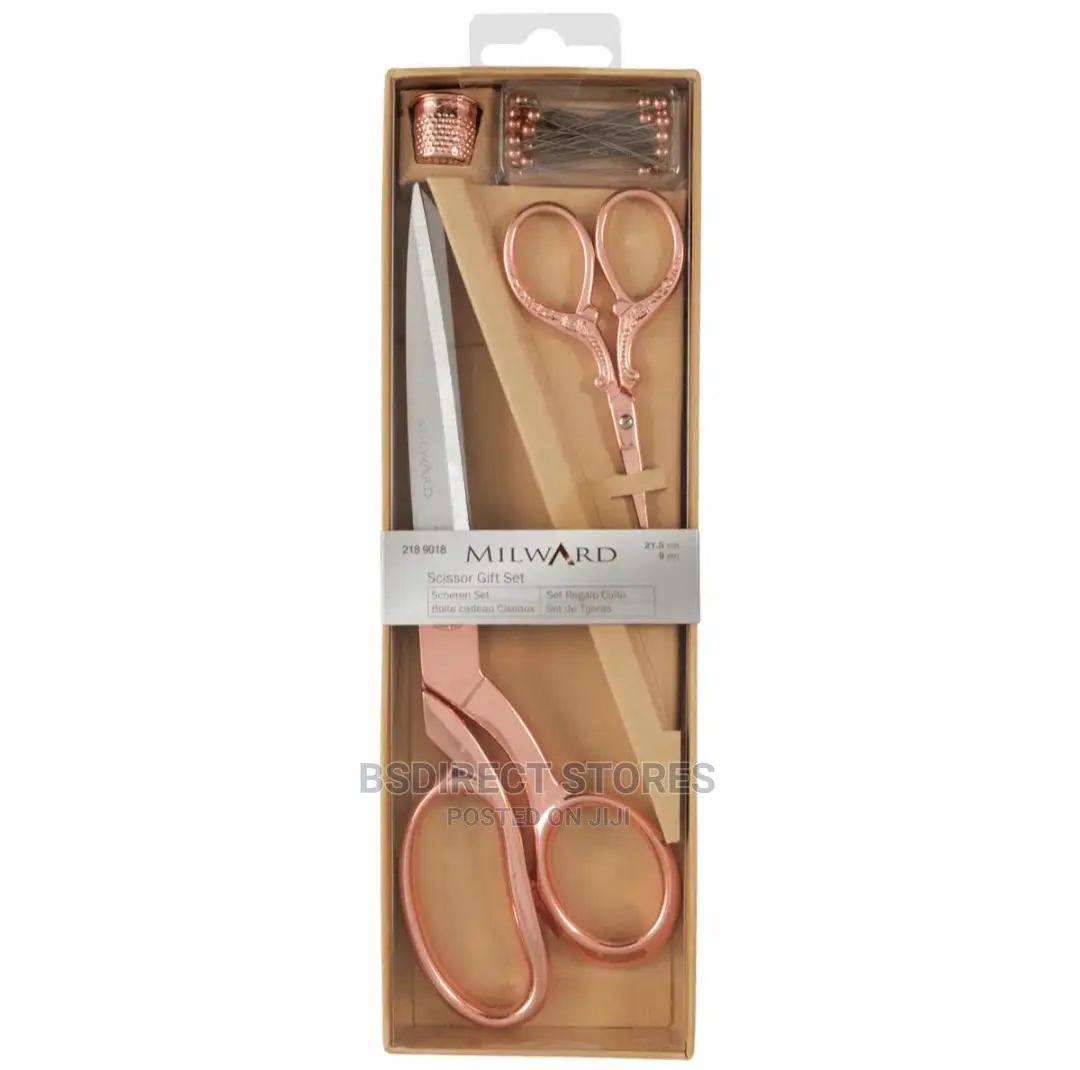 Milward Rose Gold Scissor Dressmaking and Embroidery Giftset