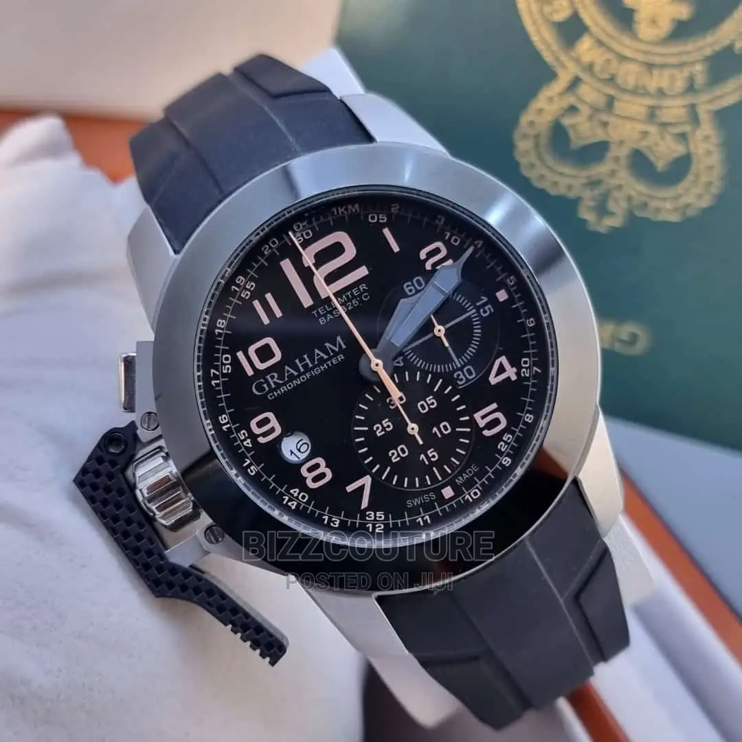 Original GRAHAM Rubber Strap Watch Avialable in Store