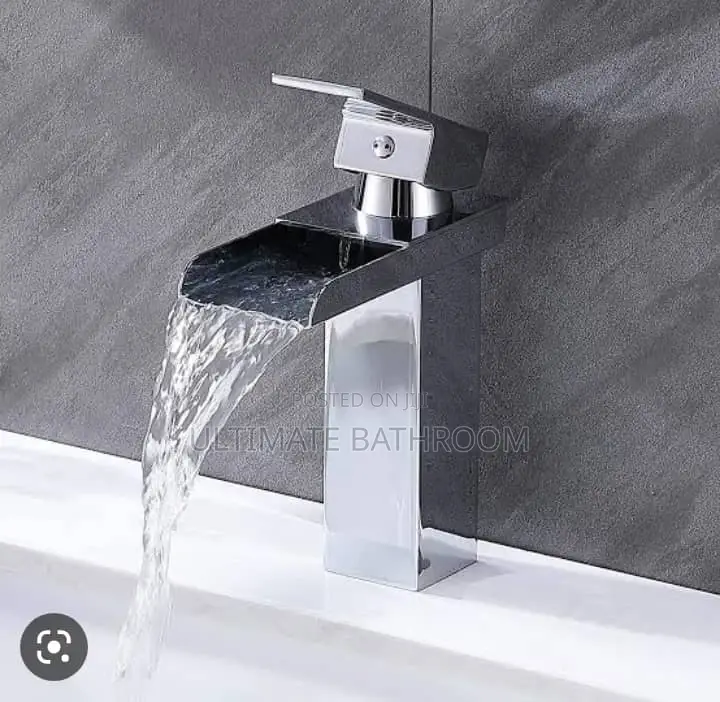 Chrome Open Mouth Basin Mixer Tap