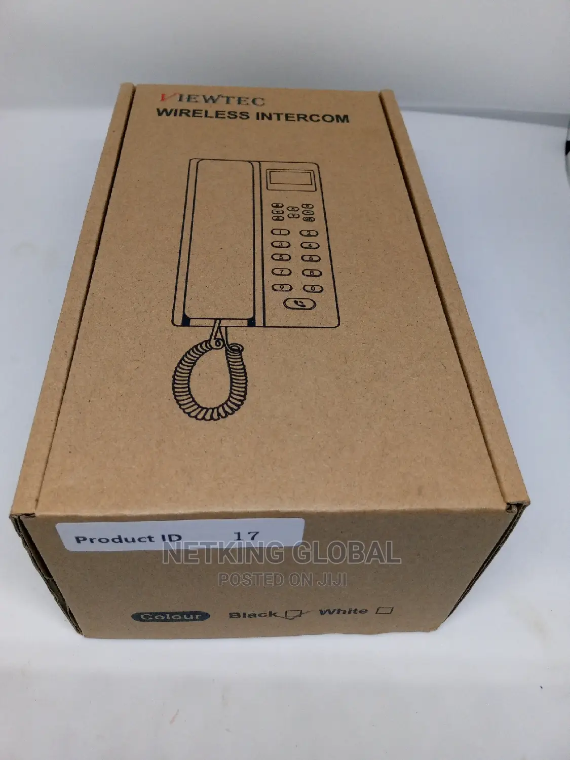 Wireless Intercom for Homes/Offices/Hotels/Factories (Black)