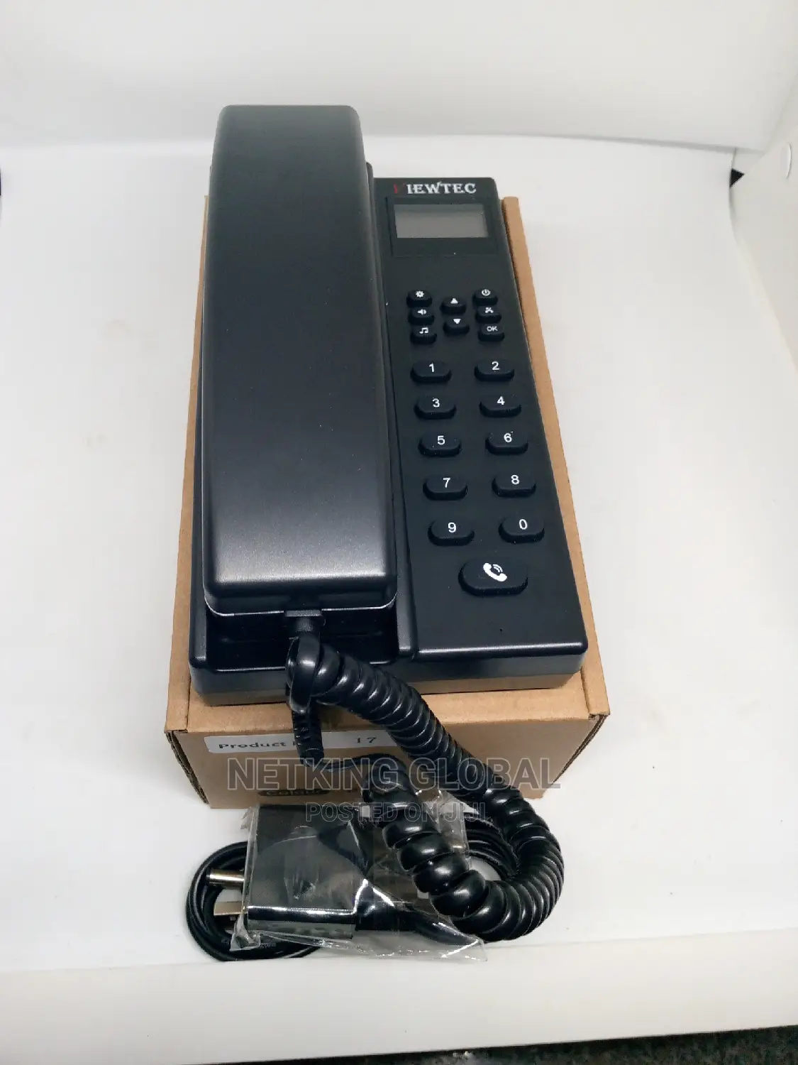 Wireless Intercom for Homes/Offices/Hotels/Factories (Black)