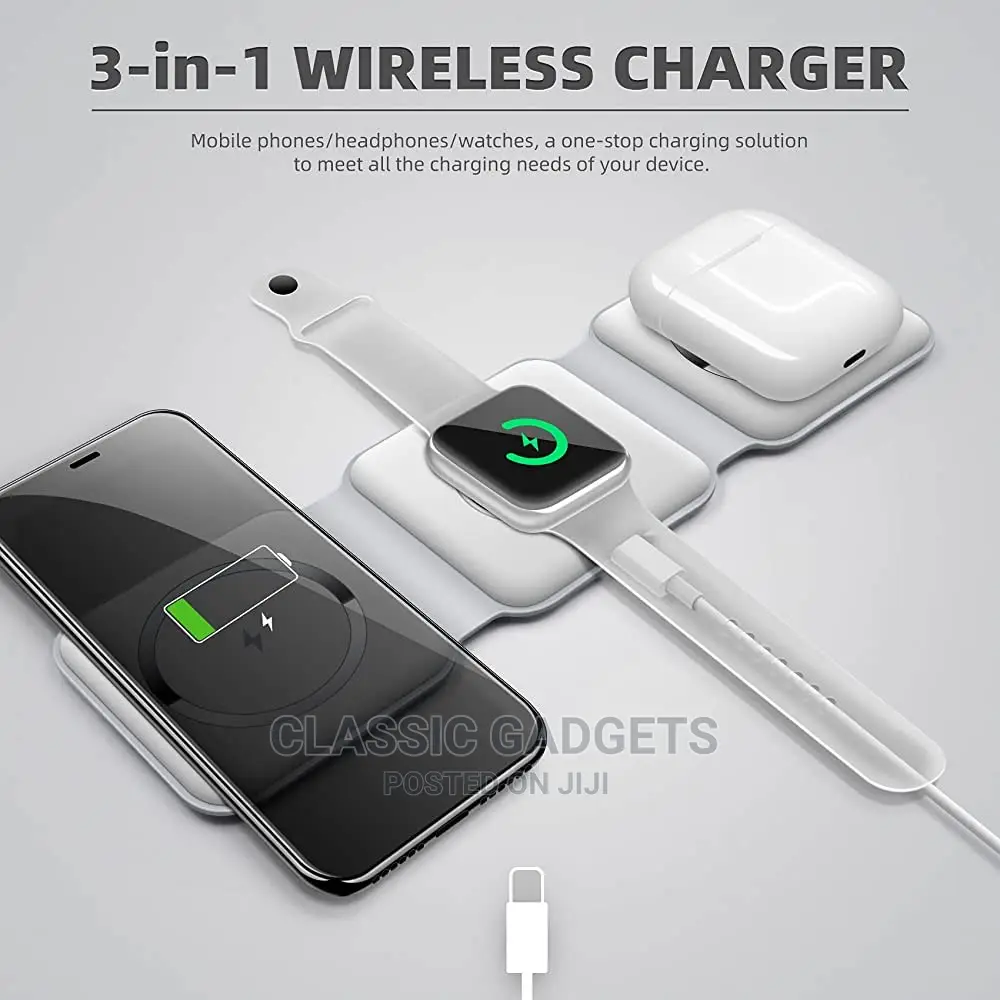 3 in 1 Wireless Magnetic Charger