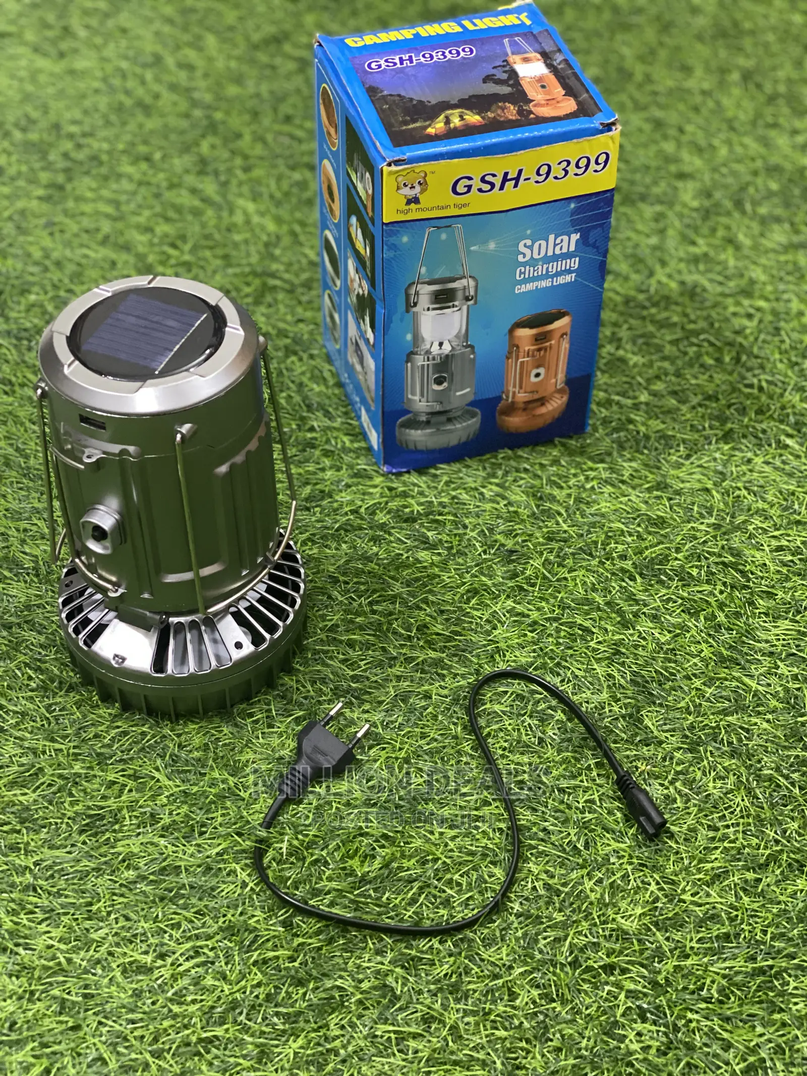 Unique Solar Rechargeable Lantern N Fan