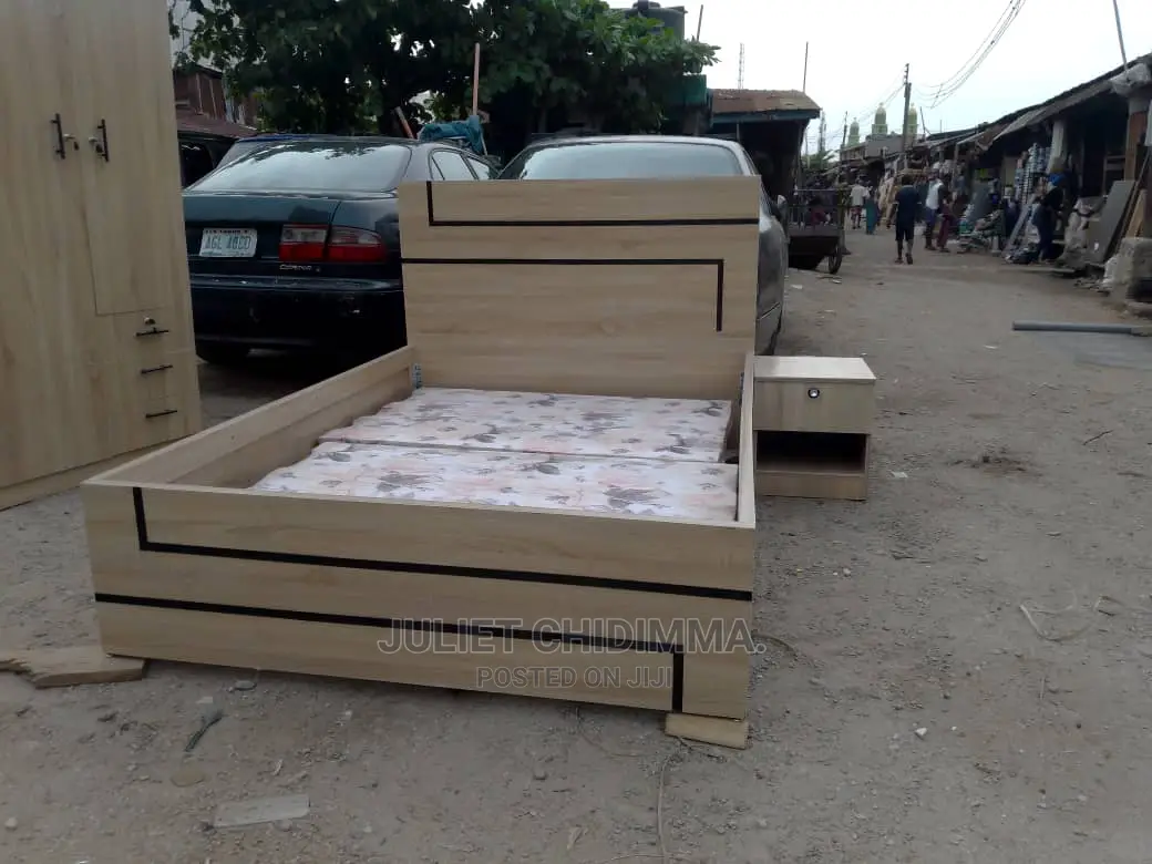 4.5*6 Bedframe Set With 3*6ft Wardrobe