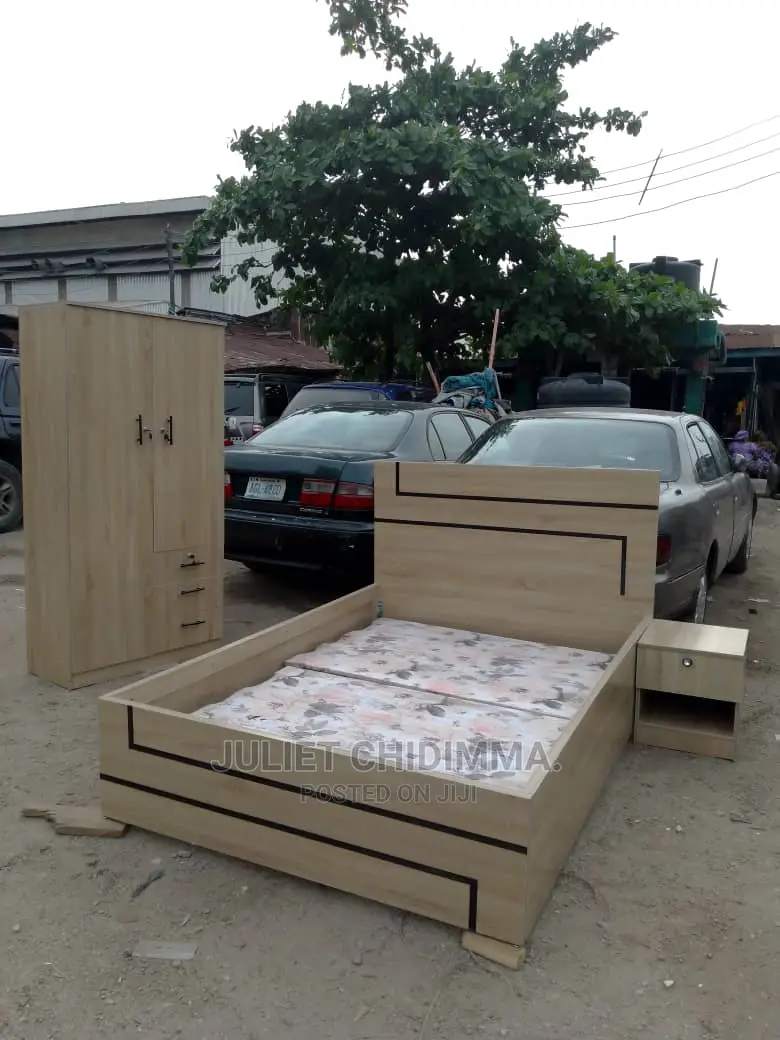 4.5*6 Bedframe Set With 3*6ft Wardrobe