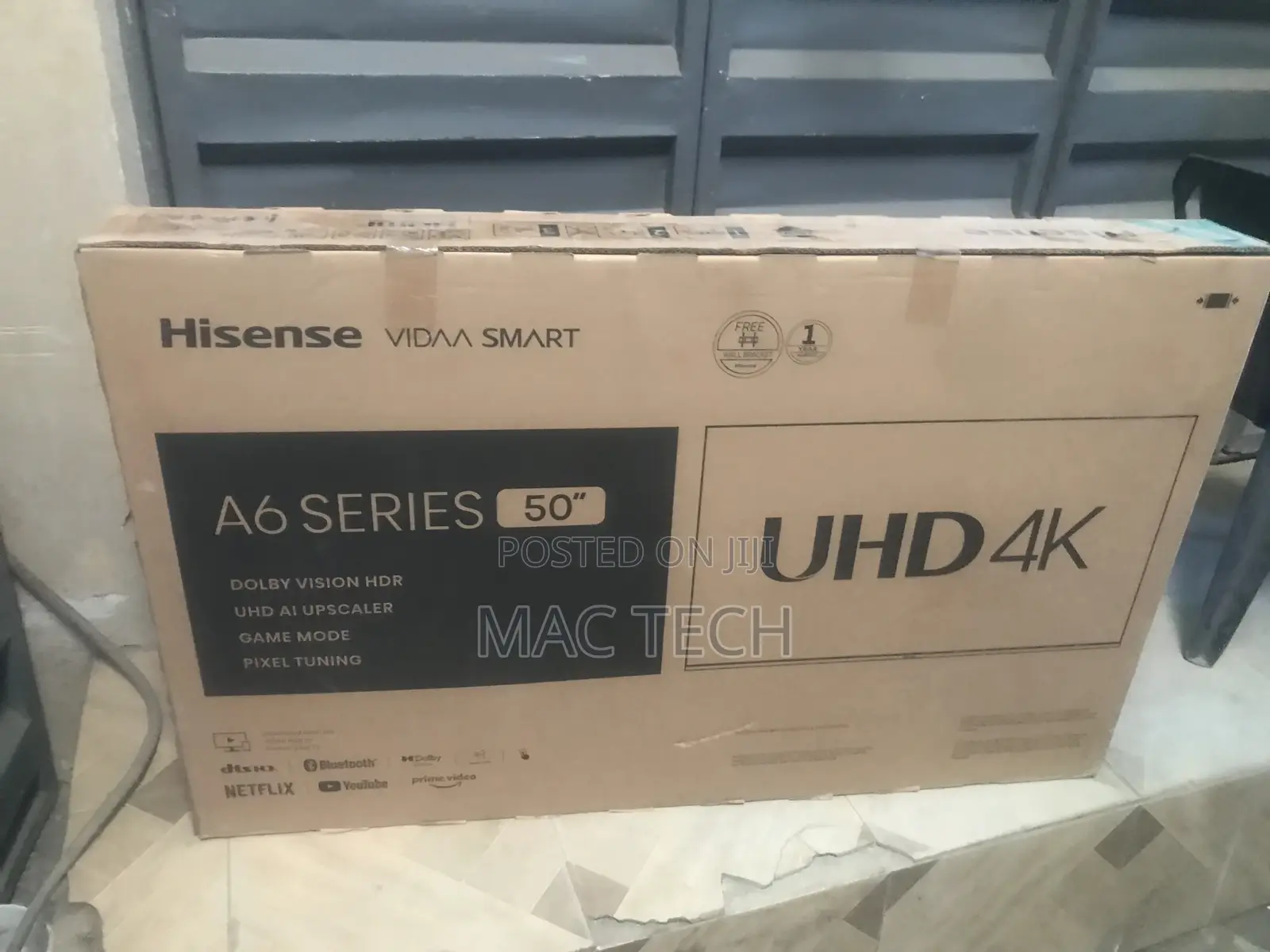 Hisense 50 Inches 4K Smart Tv.