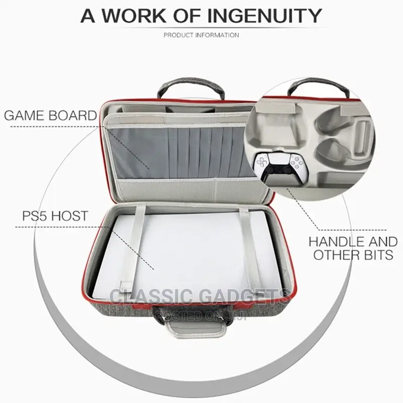 Travel Carrying Hard Shell Case for Ps5 Console