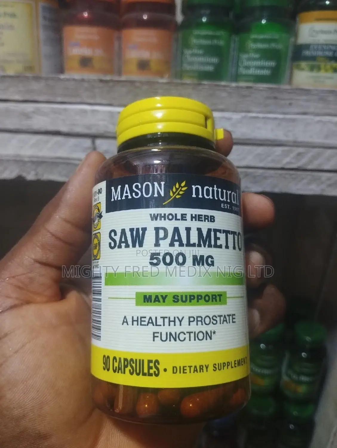 Mason Natural Saw Palmetto 500mg
