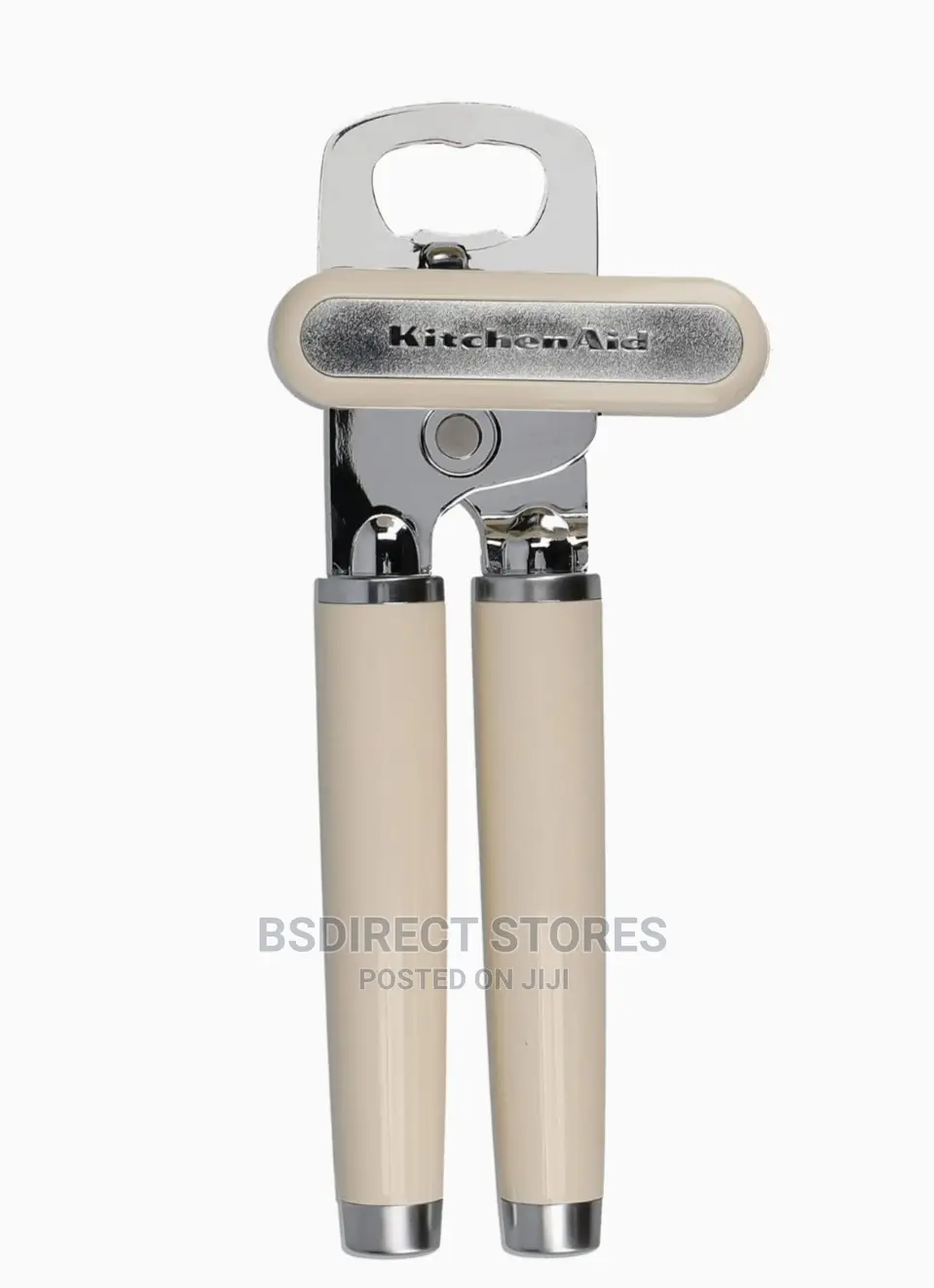 Kitchenaid ALMOND CREAM Stainless Steel Can + Bottle Opener
