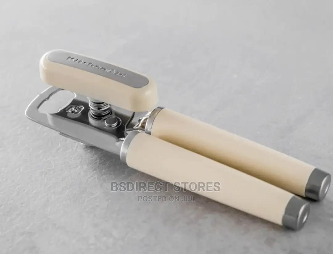 Kitchenaid ALMOND CREAM Stainless Steel Can + Bottle Opener