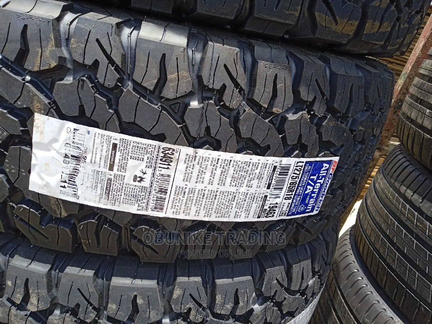 275/65r18 Bfgoodrich Tyre