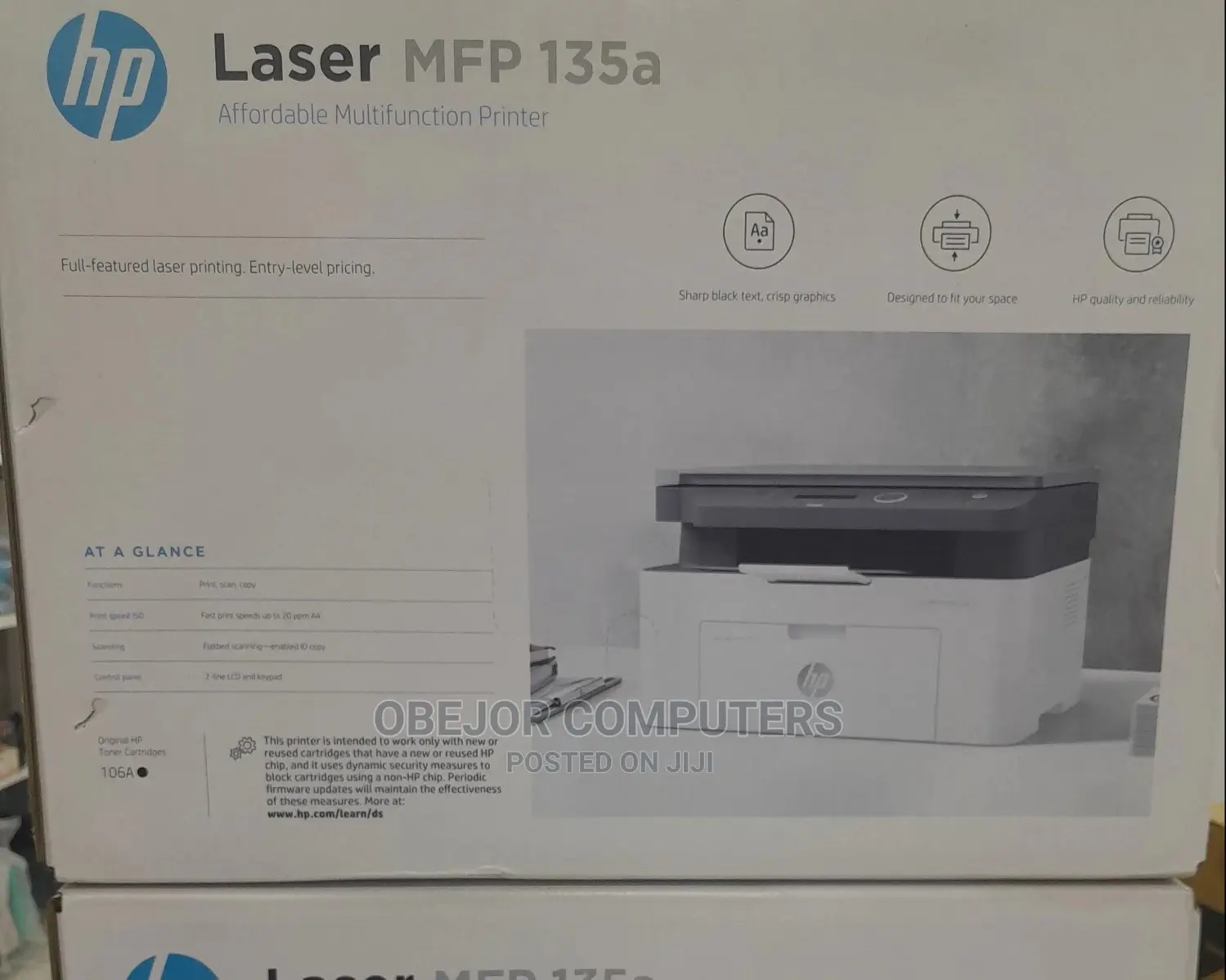 HP Laserjet 135A MFP Multifunction Printer