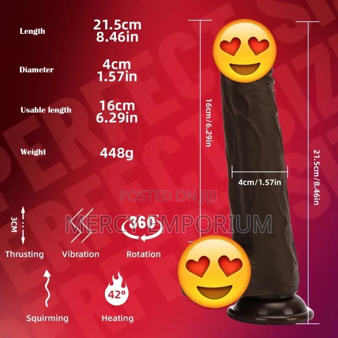 Dildo Realistic,Thrusting, Vibrating Women Sex Toy With Remote Control