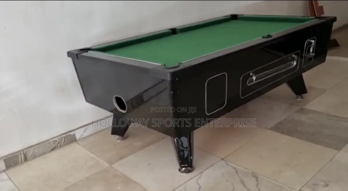 7FT Marble And Coin SNOOKER TABLE With Black Gloss Body
