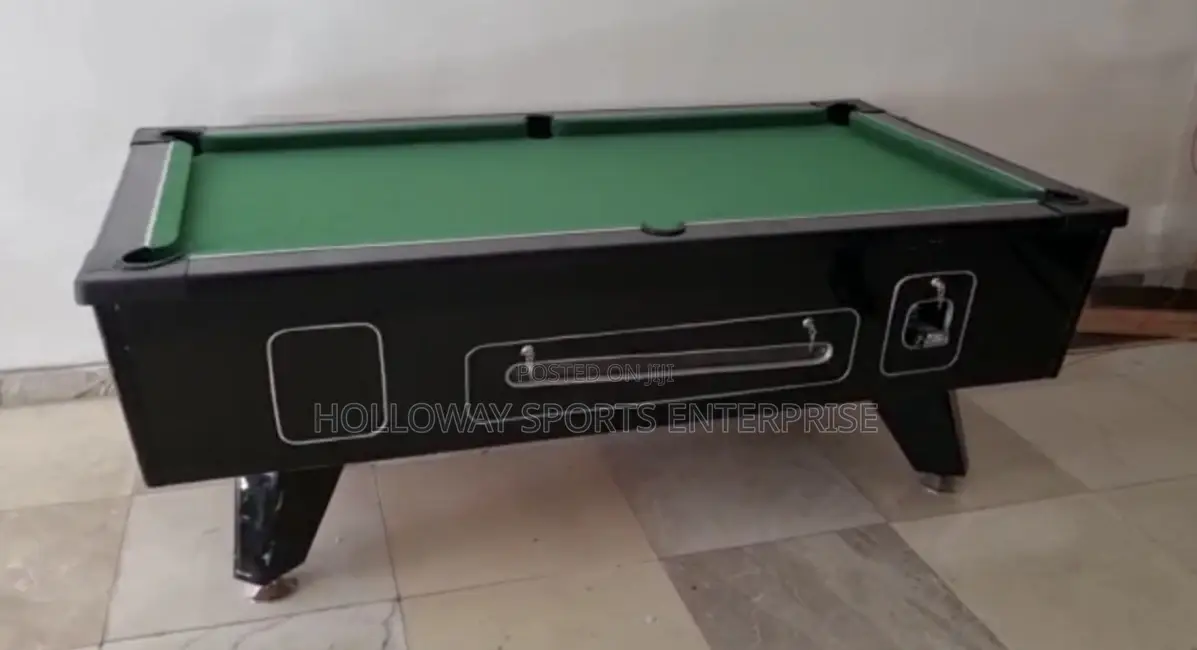 7FT Marble And Coin SNOOKER TABLE With Black Gloss Body
