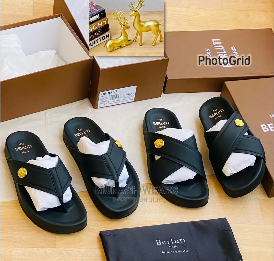 Berluti Leather Slipers