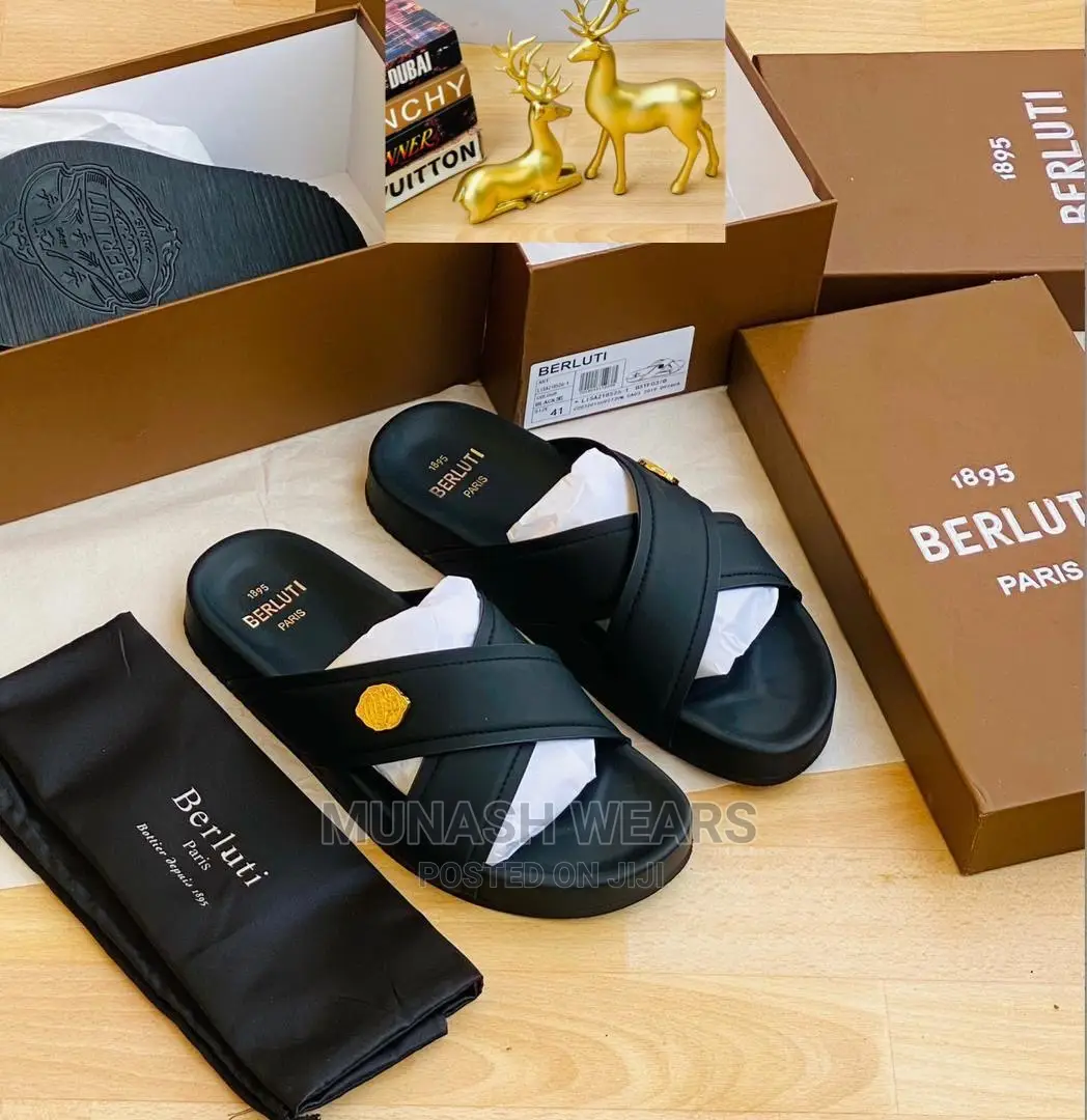 Berluti Leather Slipers