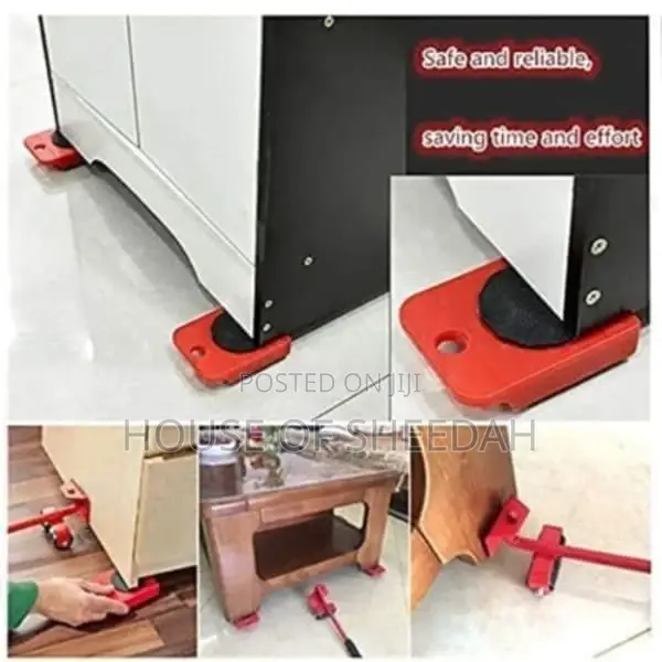 Furniture Lifter Mover Tool Set With Pads -
