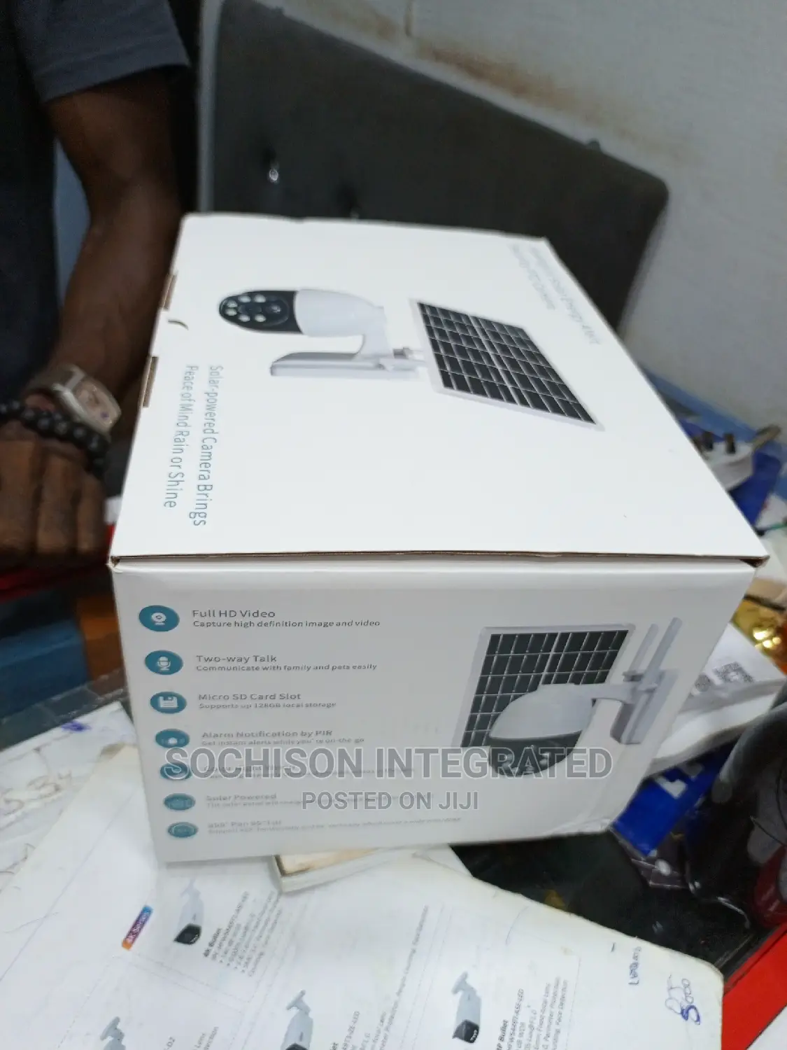 4G Intelligent Solar Energy Alert Security PTZ Camera