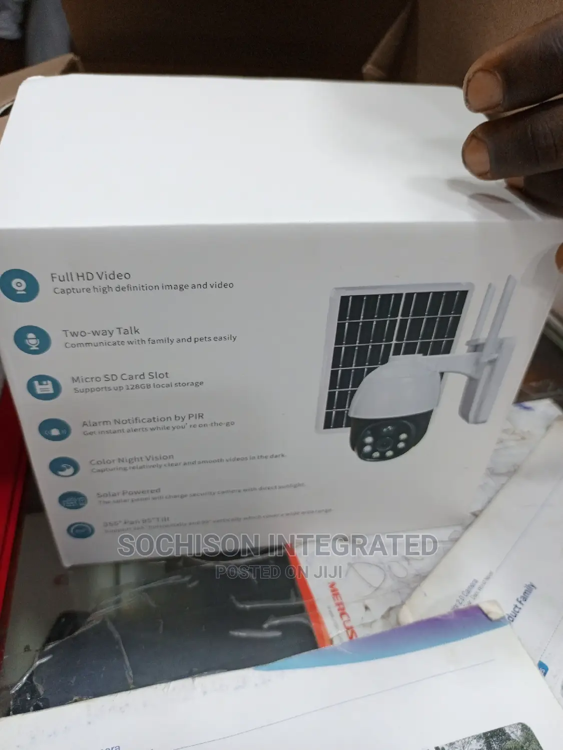 4G Intelligent Solar Energy Alert Security PTZ Camera
