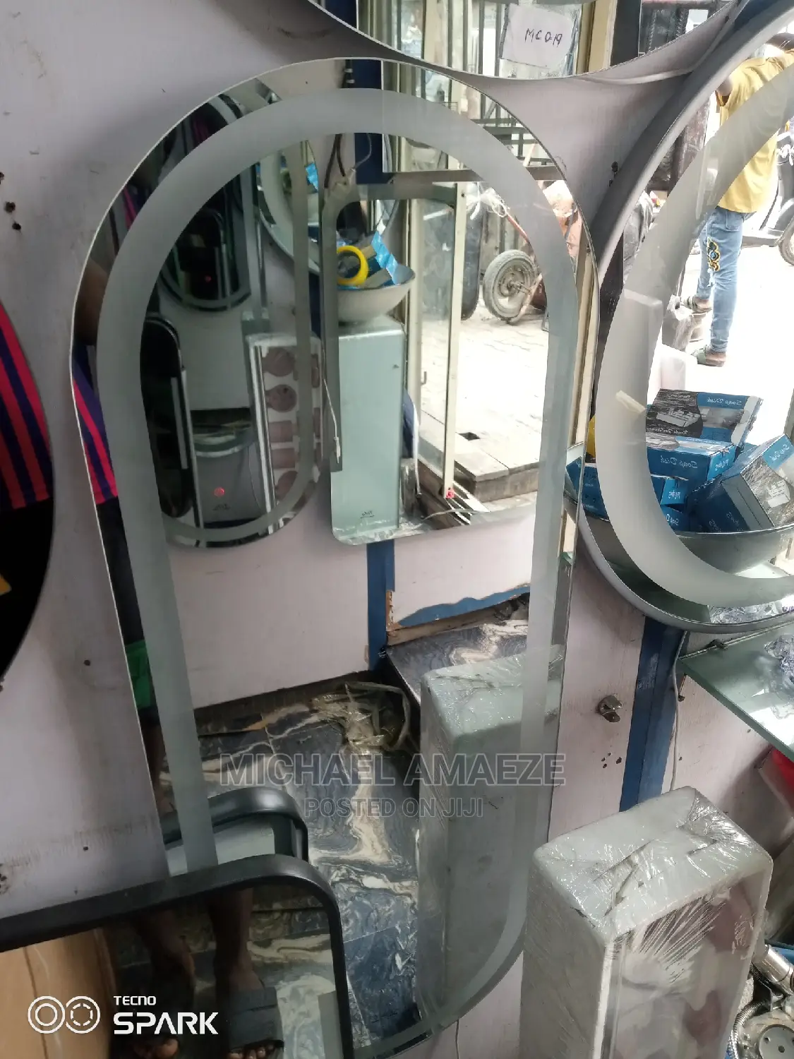 100 by 60 Cm Large Mirror Led