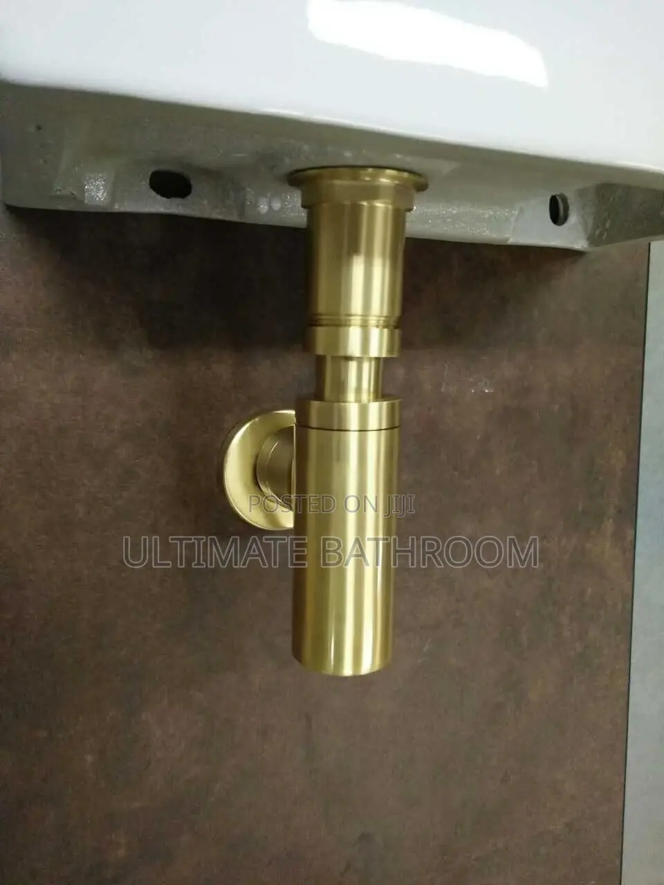 Brushed Gold Bottle Trap For Washing Hand Basin