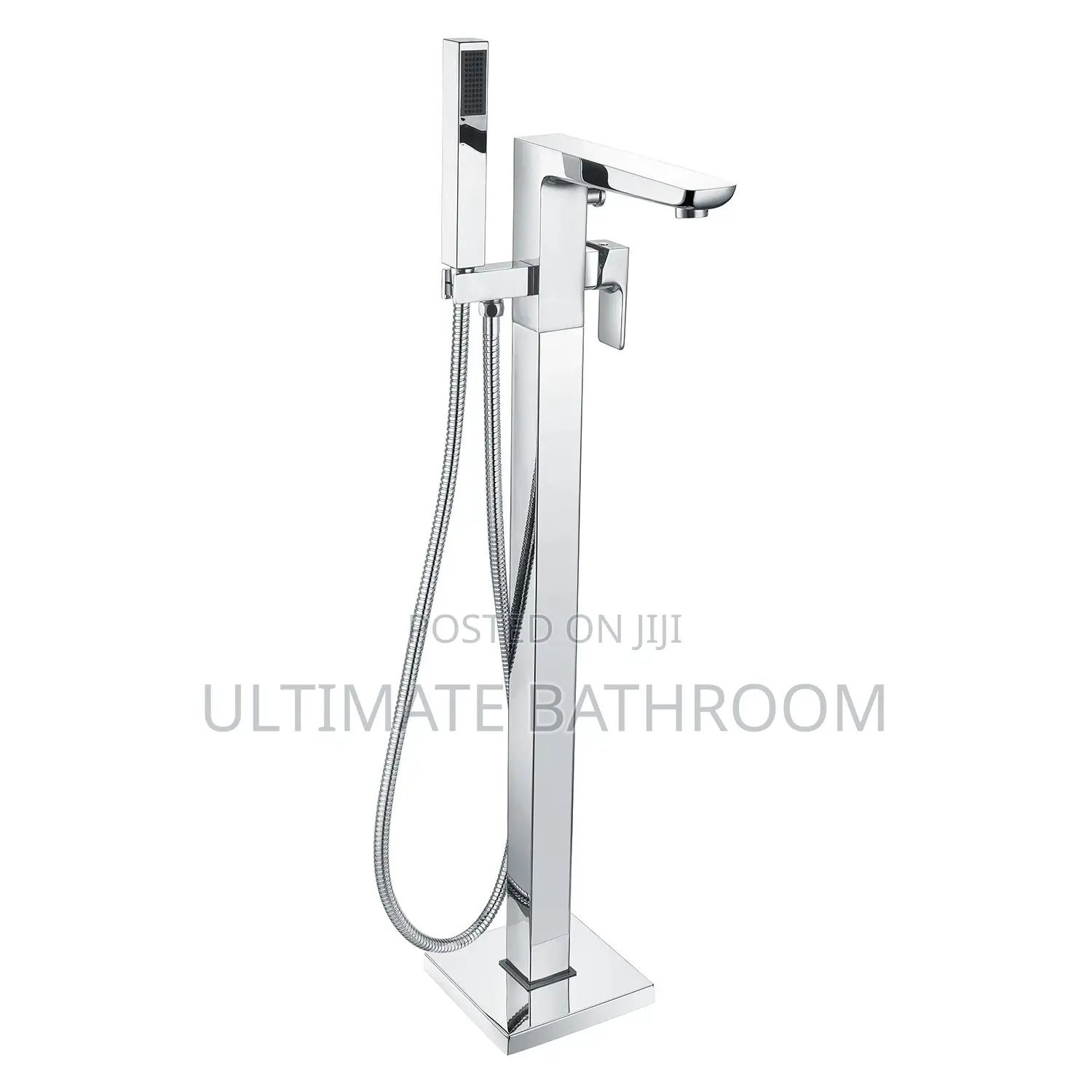 Square Shape Chrome Bath Tap Mixer For Acrylic Bathtub 🛀