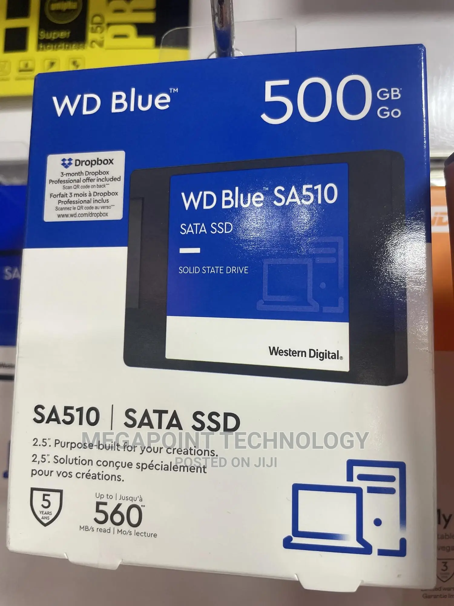 Wd SSD Sata 500gb Internal