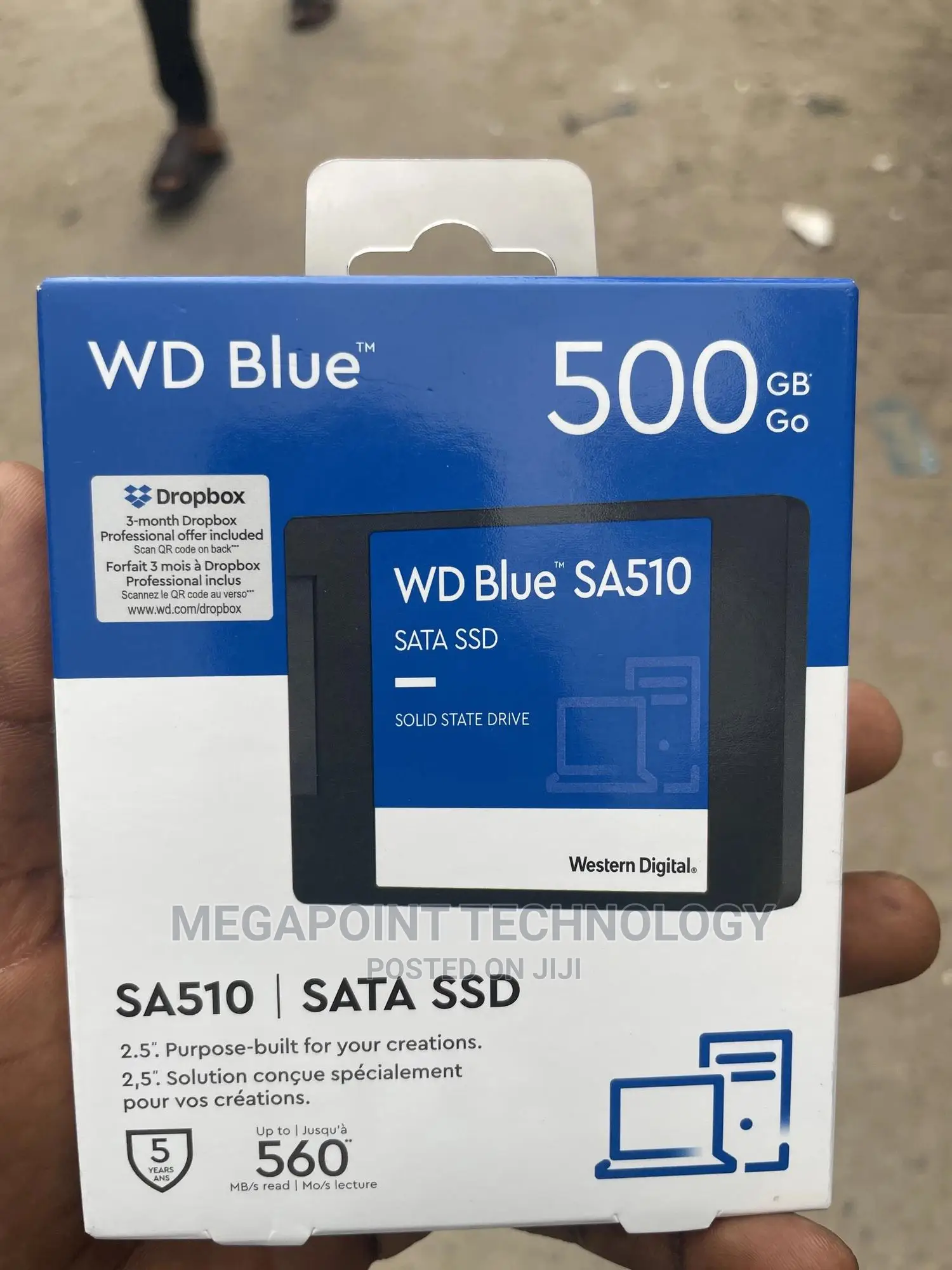 Wd SSD Sata 500gb Internal