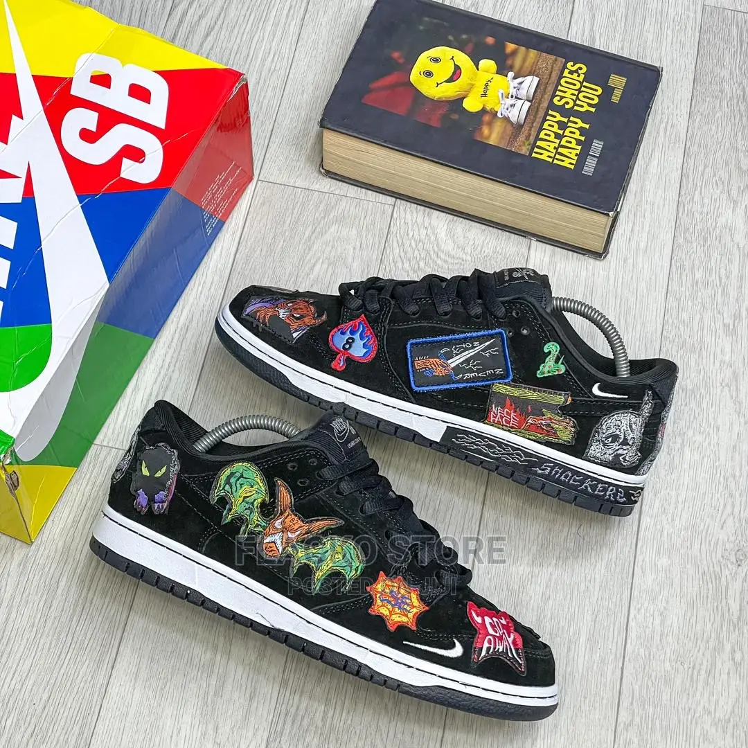 Original Nike Sb Dunk Low Pro Qs Neckface Sneakers