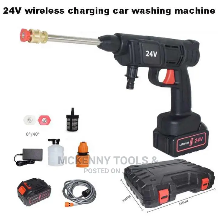 48V High Pressure Wireless Car Washing Machine Rechargeable