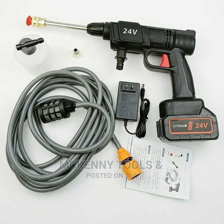 48V High Pressure Wireless Car Washing Machine Rechargeable