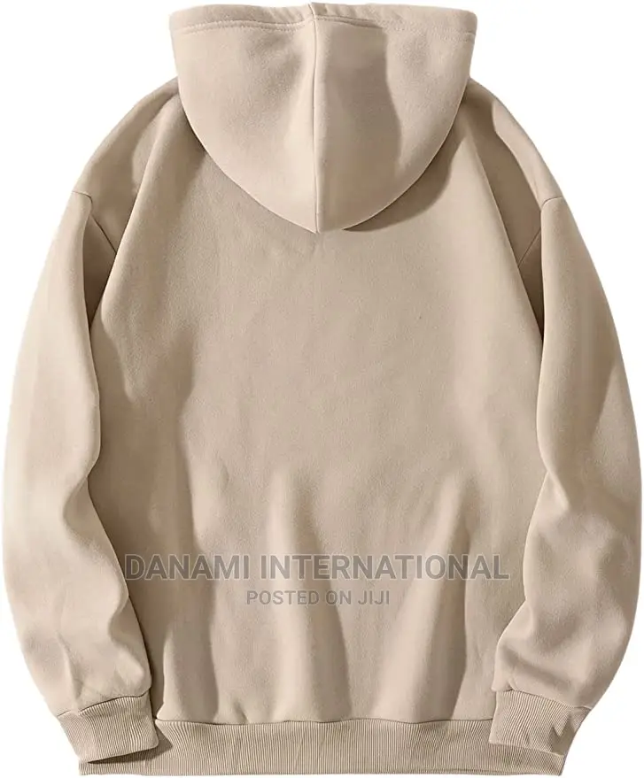 Classic Hoodie in Nude Colour With Los Angeles Letter