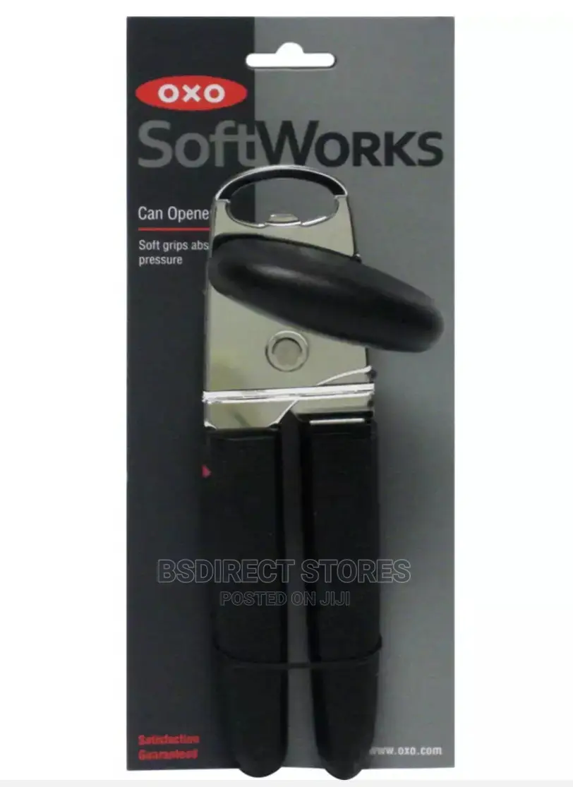 OXO Softworks Soft Handled Can Opener Built in Bottle Opener