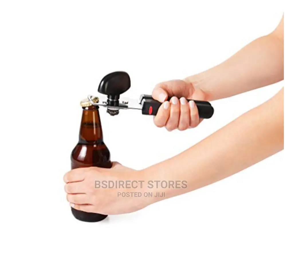 OXO Softworks Soft Handled Can Opener Built in Bottle Opener