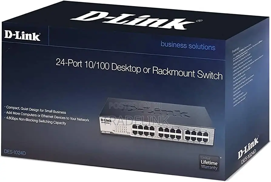 D-Link DES-1024D 24-Port 10/100 Unmanaged