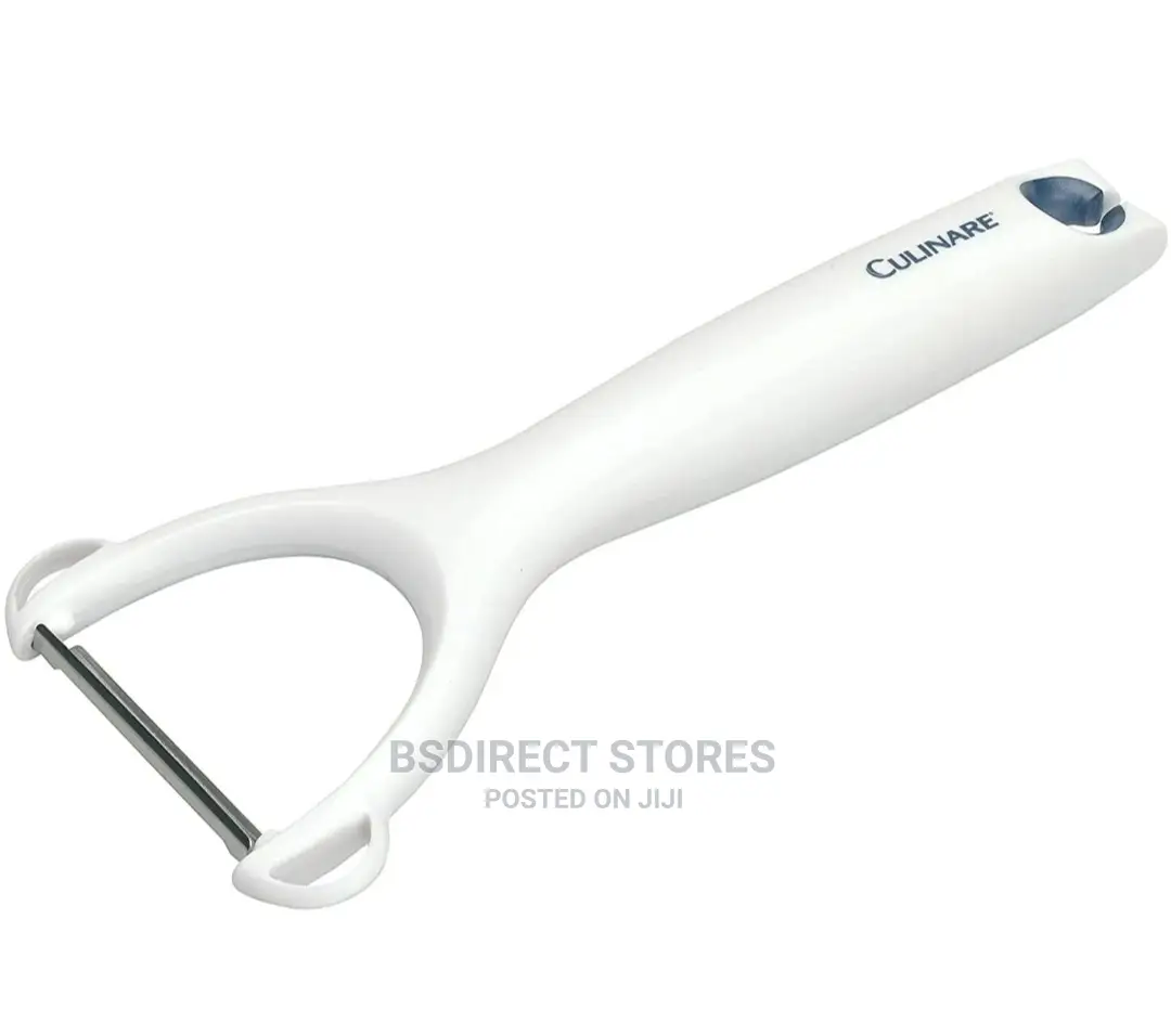 Culinare White Safety Y Shaped Potato and Vegetable Peeler
