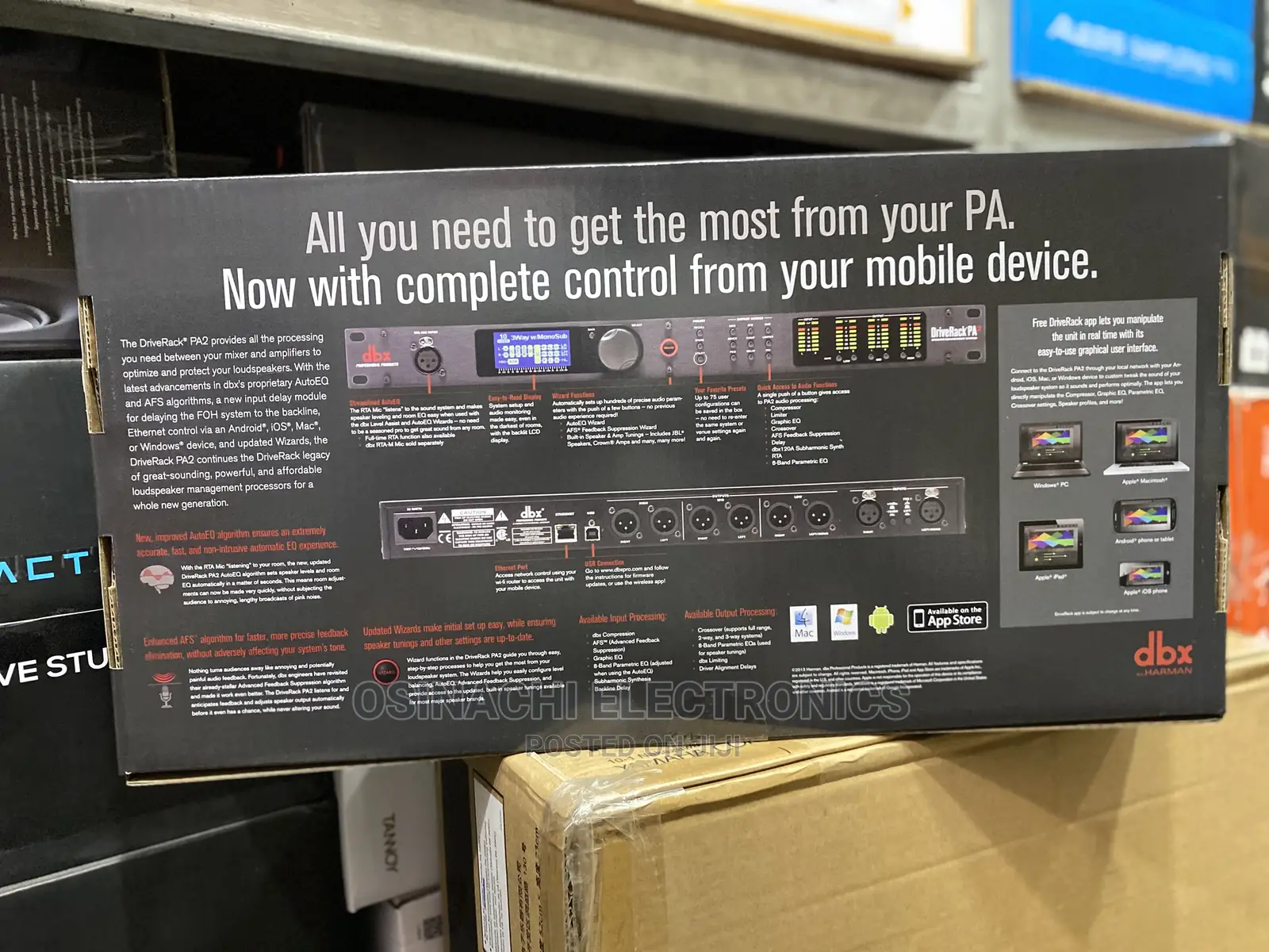 DBX Speaker Management Driverack Pa2