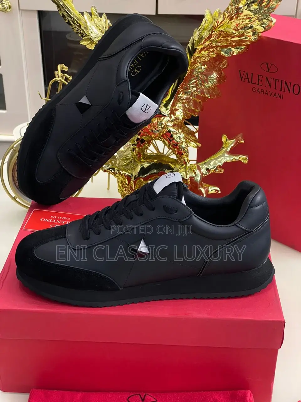 Black Valentino Sneakers for Men