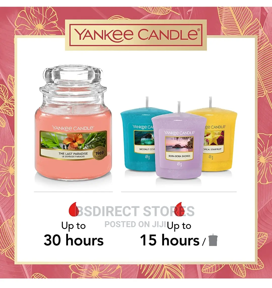 YANKEE CANDLE The Last Paradise Gift Set (1 + 3 Pieces)