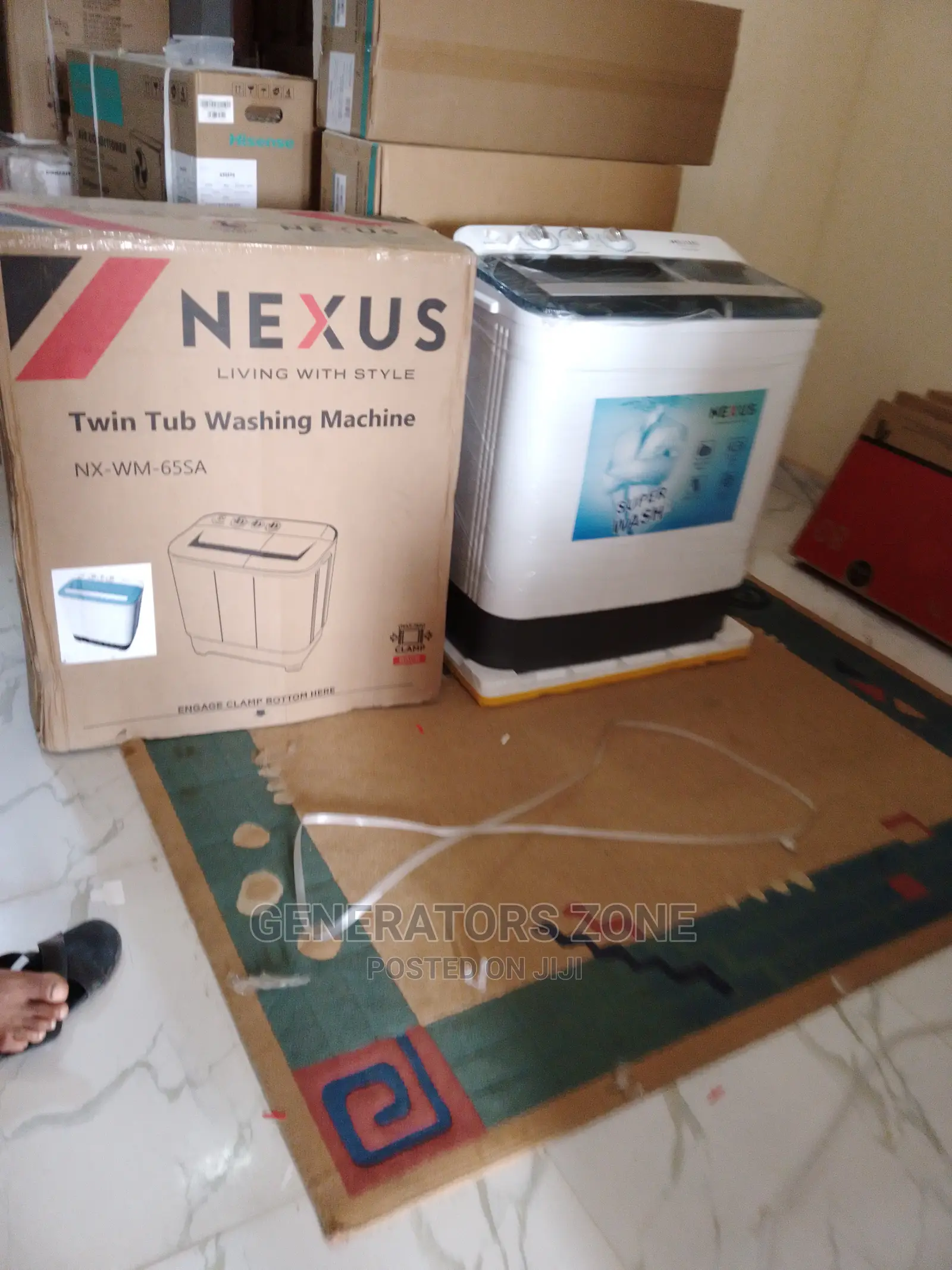Portable 7kg Nexus Twin Tub Washing Machine